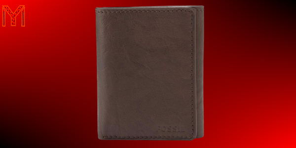 Fossil Mens Leather Trifold Wallet